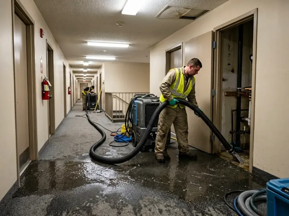 multi-unit-apartment-hallway-f-005 — frequently asked questions, Emergency Burst Pipe Water Extraction & Removal in Fleming…